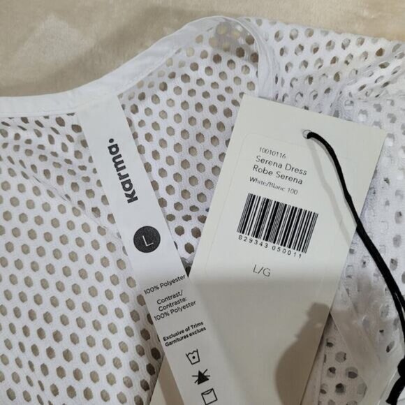 Karma‎ White Serena Dress - Size Large - Picture 5 of 8